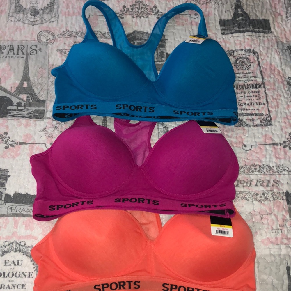 NWT Lot of 3 Padded Sports Bras